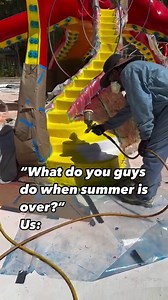 Adventure Bay is getting a makeover!! We’ve flown in professional artists to give our world famous Orange Octopus, Silly Submarine, Shipwreck Slide, and all our other fun adventure bay attractions a beautiful facelift 😄✨ #summerfun #adventurebay #makeover #paintcorrection #paintjob #wildwateradventurepark #50yearsoffun #explore #reels #california #clovis #fresno #sanger #reedley | Wild Water Adventure Park