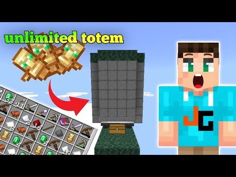 Unlimited totem farm Minecraft tutorial video 🔥