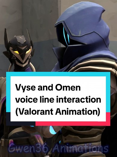 Vyse y Omen: Interacción animada de Valorant