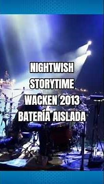 NIGHTWISH | STORYTIME | WACKEN 2013 ISOLATED DRUMS