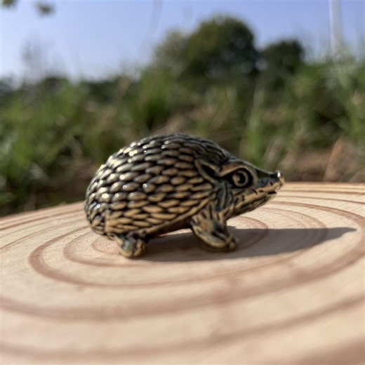 Vintage Handmade Solid Brass Hedgehog Figurine Mini Brass Animal Ornament Desk Decor Collectible Brass Gift - Etsy