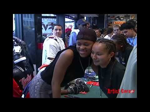 Eve and Big Tigger at Foot Action Grand Opening in Elizabeth NJ