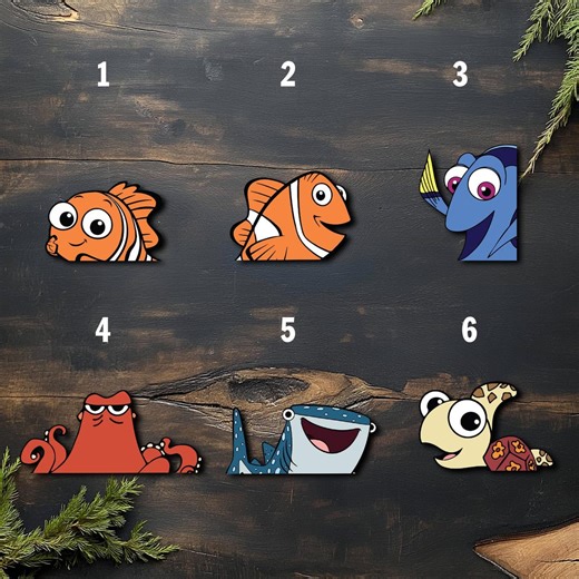 Finding Nemo Dory Peeker Sticker – Peeking Dory Vinyl Decal, Waterproof Car Window & Water Bottle Sticker, Pixar Dory Peeker Gift BZIE10 - Etsy