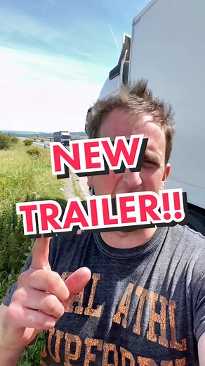 Exciting New Trailer Collected by Trucker Tim Tang | HGV Driver
