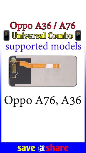 Oppo A36 | A76 Universal Combo List🔥⚡😎#oppo #a36 #a76 #combo #display #universal #trending #shorts