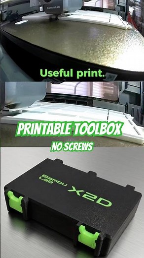 Printing the Ultimate X2D Toolbox 🧰 (100% 3D Printed) #3dprinting #bambulab #timelapse