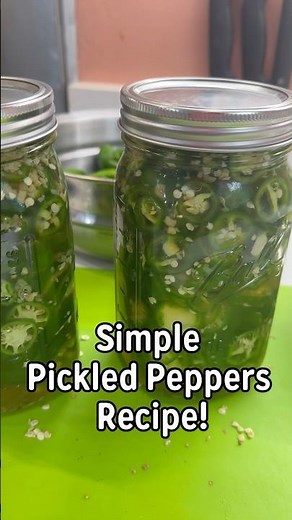 Easy Pickled Peppers Recipe | Preserve Your Harvest with a 10-Minute Water Bath!