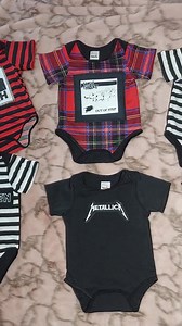 Custom Punk Metal Newborn Baby Onesies/ Stripes Leopard Plaid/gbh Los Crudos Eskorbuto Subhumans Conflict the Clash Germs Misfits Metallica - Etsy