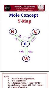 Y Map Mole Concept | Class 11 Chemistry | Y-Map | Y Diagram | Y-Diagram