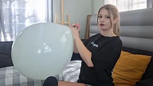 ASMR Inflating 18' Balloon & Nail Tapping Sounds