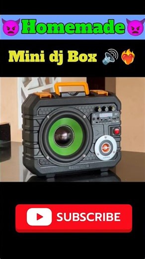 How to make mini dj Box 🔊❤️‍🔥 #shortsfeed #trending #viralvideo