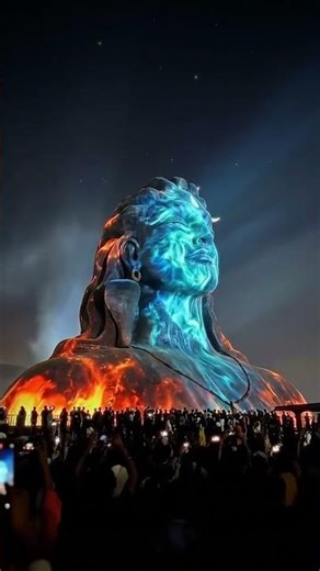 aadiyogi Mahadev temple #mahadev #art #shiva #music #shorts2026 #viralexplore #harharmahadevॐ