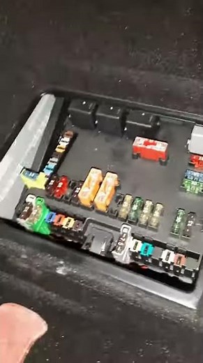 Mercedes S ,W221 rear sam fuse box location.