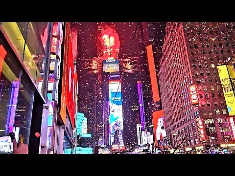 Times Square Countdown and Ball Drop | New Year's Eve 2025 NYC