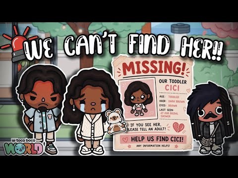 Our Toddler Is MISSING 😱💔 | Toca Boca Roleplay