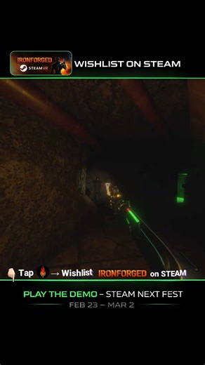 IRONFORGED ⭐Wishlist on STEAM #steamvr #rawgameplay #shorts