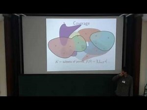 Kent Quanrud: Streaming Algorithms for Submodular Function Maximization