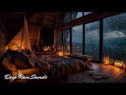 Thunderstorm Sounds for Deep Sleep 🌧️ Calm Rain & Rolling Thunder All Night