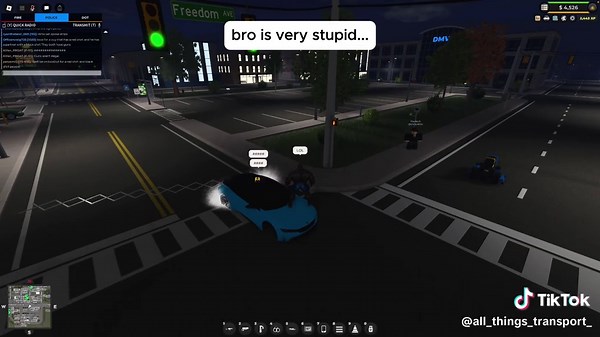 Trolling with Spike Strips in Liberty County on Roblox