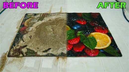 🧼 Satisfying ASMR Timelapse: Watch This Dirty Carpet Transform ✨🚿