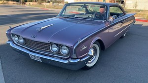 Charles Phoenix J O Y R I D E: Among Ford's many mid-century masterpieces ... is this ... the all-new for 1960 Starliner ... and BEHOLD the GLORY of this purple metallic stunner .... ENJOY the JOYRIDE !!! ... | Charles Phoenix