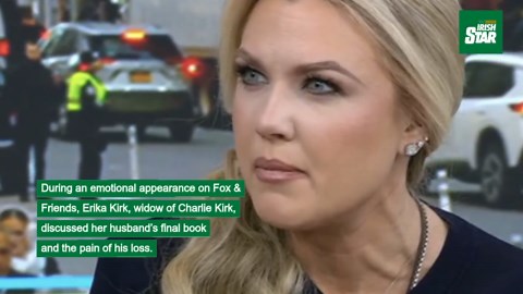 Erika Kirk slips up during Fox & Friends interview, says she 'can't forgive' Charlie's killer