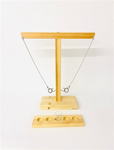 Tabletop Ring Toss Drinking Game: Handmade Home Bar Game - Etsy Ireland