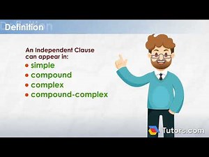 Independent Clause | Definition & Examples