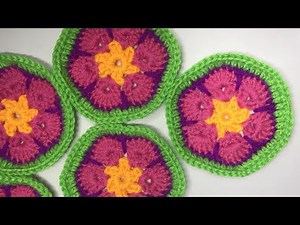 How to Crochet African Flower
