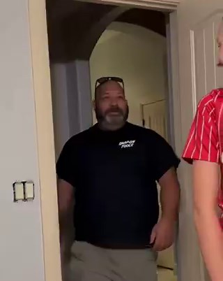 This girl called up her step dad upstairs to show him that she used his last name on her baseball jersey. Best thing you’ll see today