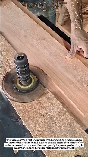 Ultra Fast Wood Smoothing Process | Powerful Disc Sander Technique