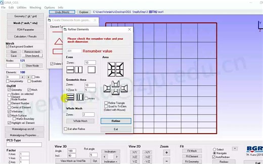 OPENGEOSYS-OGS5教程-画网格