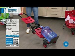 Smart Solutions Folding Dolly Garden Cart
