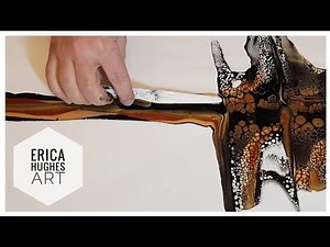 Swipe Technique / Acrylic Pouring Techniques