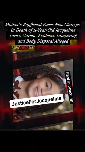 #BreakingNews — Authorities have filed additional charges against Jonatan Nanita, the man already accused in the tragic death of 11-year-old Jacqueline Torres-Garcia. According to court documents, Nanita now faces evidence-tampering and improper disposal-of-a-body charges. Investigators allege he helped Jacqueline’s mother, Karla Garcia, place the child’s remains in a tote and later leave it near an abandoned home on Clark Street in late September 2025. Nanita had previously been charged with Ja