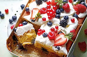 For something sweet and fruity, try these delicious tray bake recipes