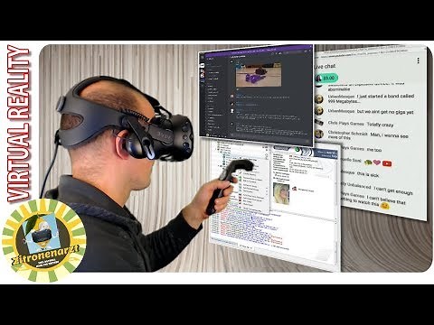 OVRdrop - Alle Live Chats in der VR anzeigen [Youtube, Discord, Teamspeak usw.] [Deutsch]