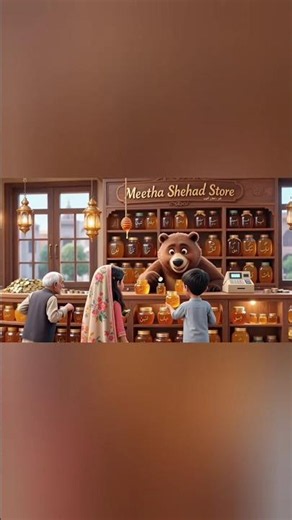 The Clever Honey Bear | A Heartwarming 3D Animated Story About Kindness & Sharing 🍯🐻