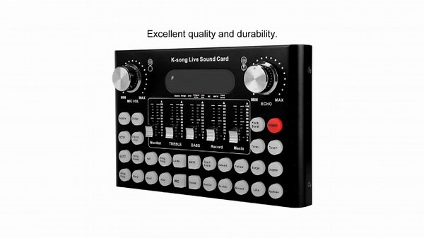 Watch Live Sound Card, Professional Sound Card Mixer on Amazon Live