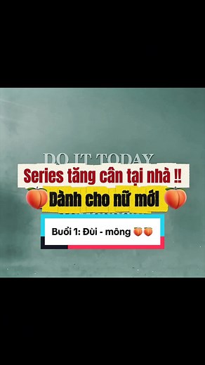 Buổi 1: Đùi - mông tập tại nhà cho người mới bắt đầu