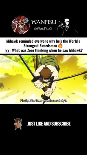 Zoro Couldn't Stop It... Then Mihawk Appeared! 🔥| One Piece