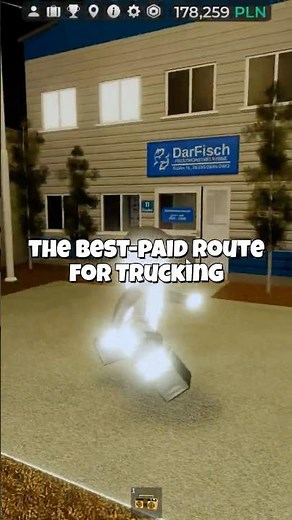 😎 Easiest Trucking Route for EASY MONEY in Polish Car Driving 🚛💸#shorts #gaming #polishcardriving