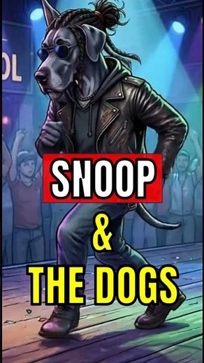 Snoop & The Dogs 🐕🃏 #shorts #snoopdogg #livingpainting