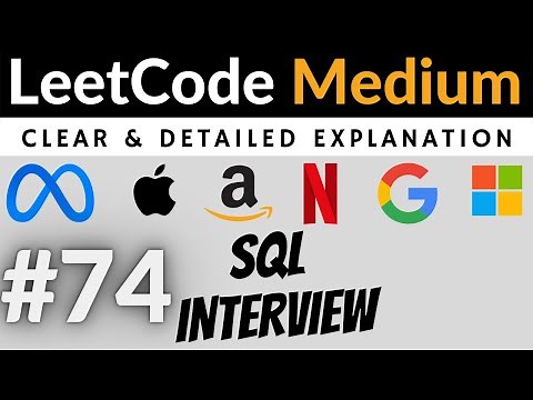 LeetCode Medium 1934 Interview SQL Question with Detailed Explanation