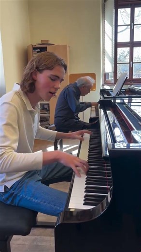 Daily Czerny!One of my favorite Czerny etudes in a version for two pianos! My dear Professor #piano