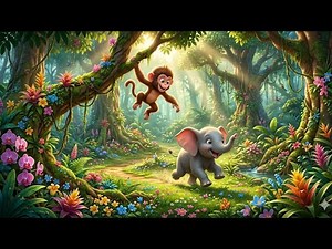 Monkey Saves Baby Elephant | True Friendship Story 🐒🐘