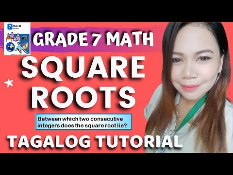 SQUARE ROOTS ,PRINCIPAL ROOTS|CONSECUTIVE INTEGERS GRADE 7 MATH (TAGALOG)