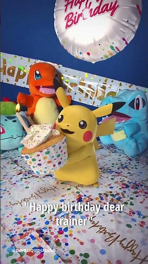Happy Birthday Message from Pikachu #pokemon #birthday #pikachu