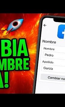 😱📱 ¡INCREÍBLE! Cambia tu NOMBRE en Facebook desde el CELULAR Súper Fácil 🚀