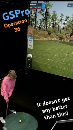 GSPro Operation 36 - This is what it's all about! #golf #gspro #operation36 #rapsodo #mlm2pro